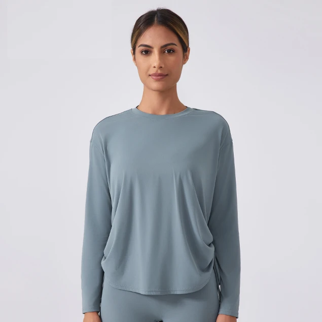 Core-Spun Cotton-Feel Polyester 340 GSM Spacer Knit, face view