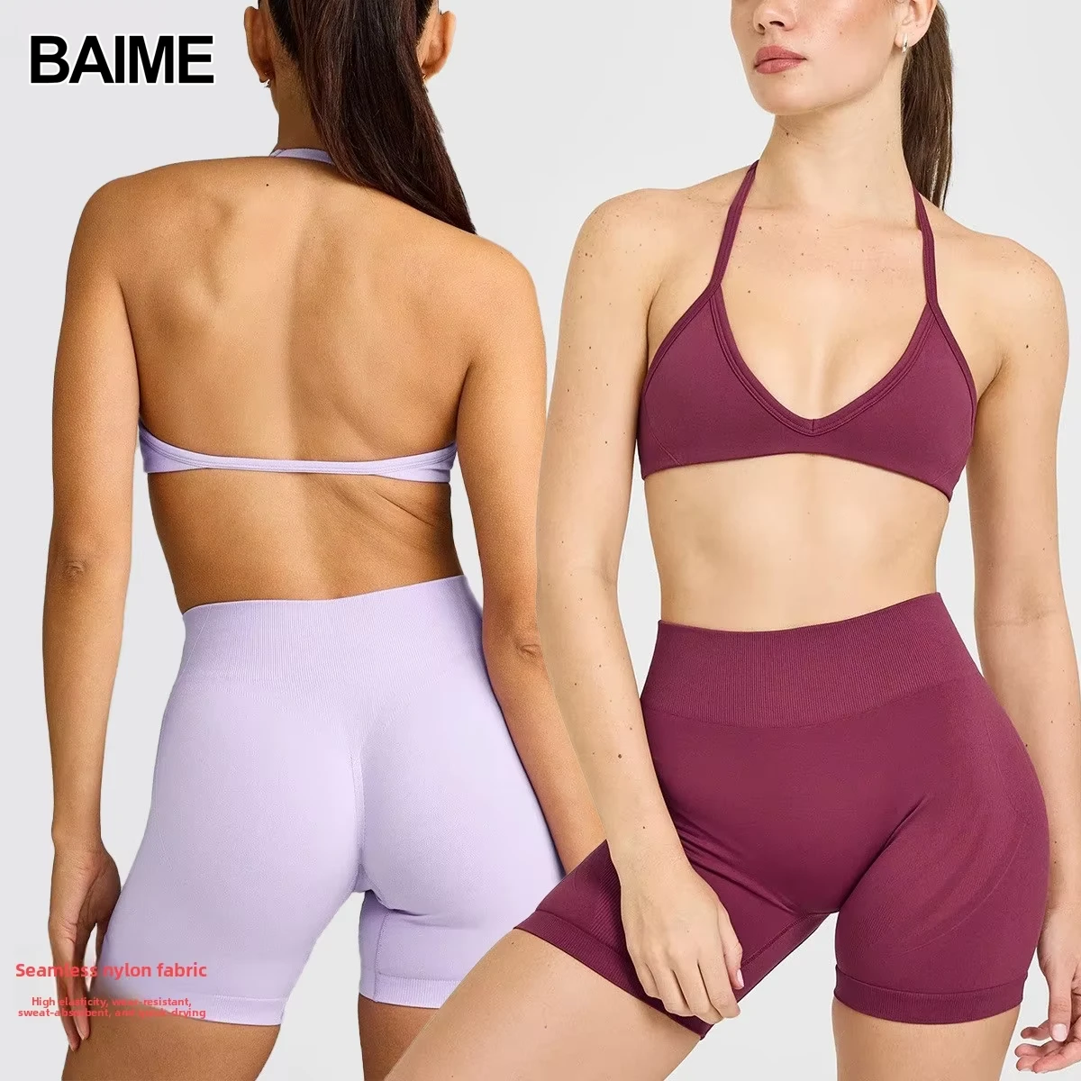 Women's Custom Breathable Underwear V-neck Sports Shaping Fitness Yoga Top
