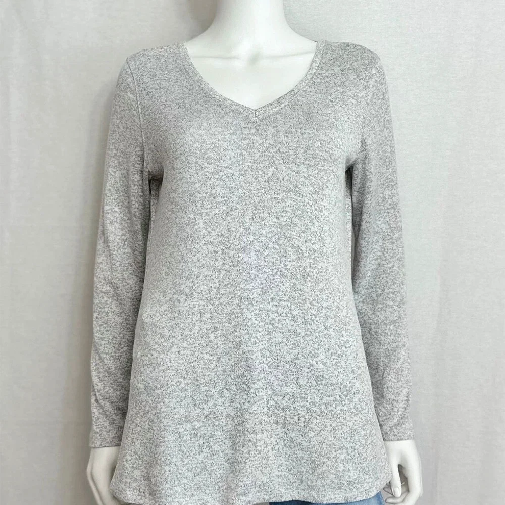 Women's Winter Eco-Friendly Button Logo Print Long Sleeve Crop Top Casual Workout T-Shirt O-Neck Polyester/Cotton Breathable