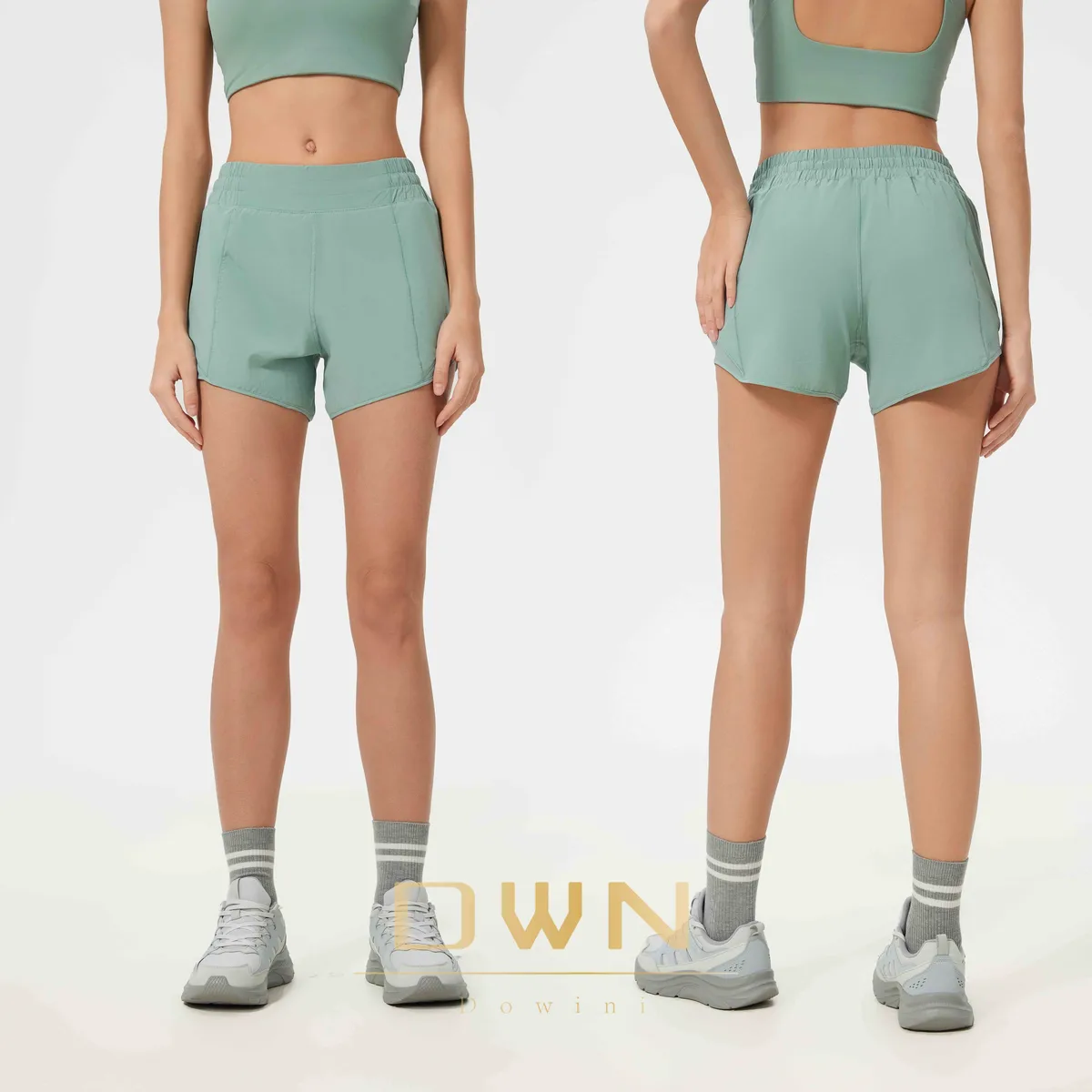 Summer Quick Drying Breathable Women Cool and Breathable Moisture Absorbing High Waisted Casual Sports Fitness Yoga Shorts