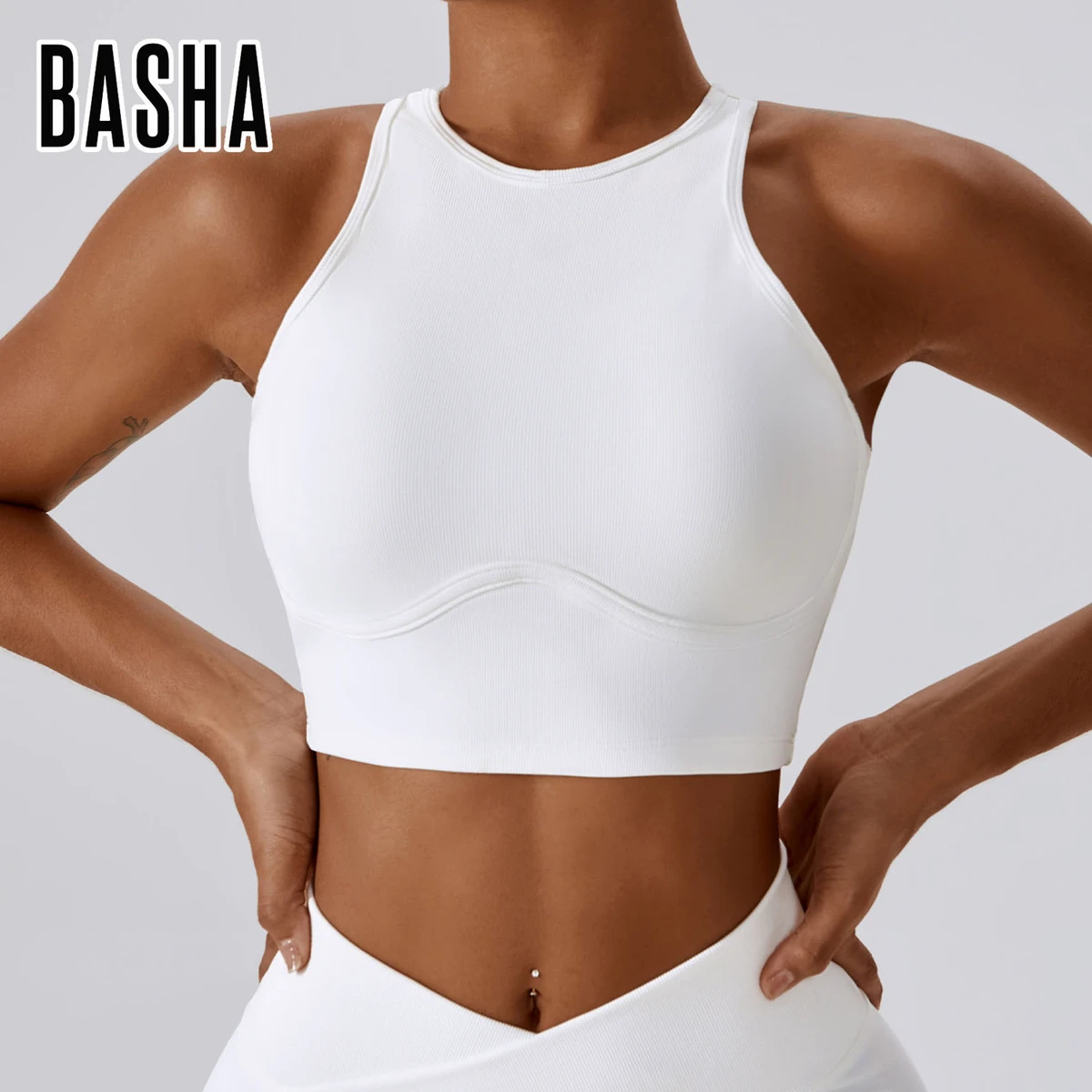 Shockproof High Strength Running Fitness Vest With Beautiful Threaded And Hollowed Out Back Tight Yoga Bra And Sports Bra