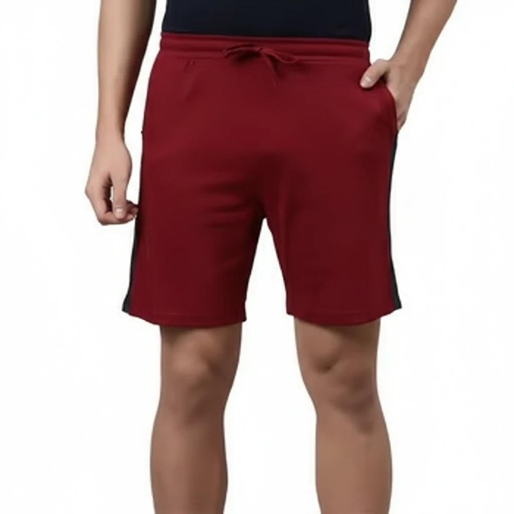 Casual Plus Size Workout Men's Shorts Elastic Waist Breathable Quick Dry High Quality Cotton Fabric Knitted Factory Direct Sale