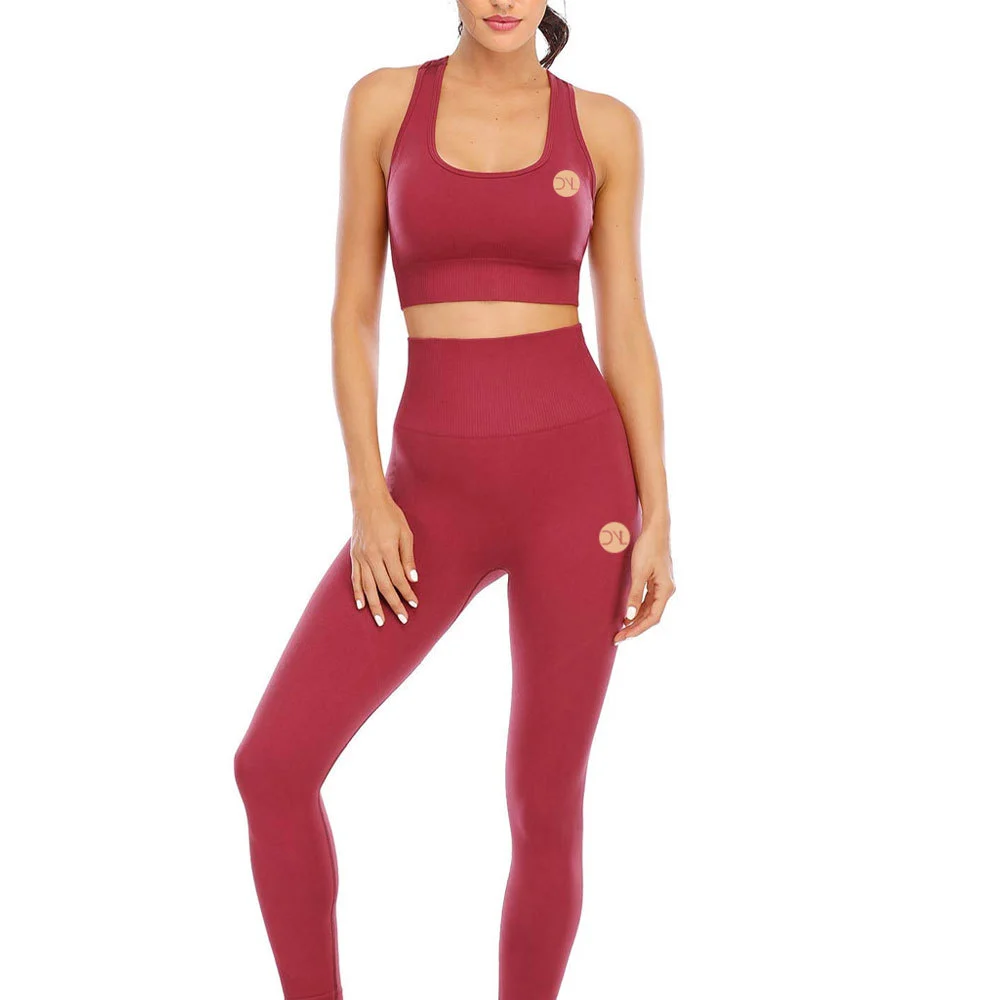 Modern Design Workout Outfit Stretchable Training Leggings And Support Sports Bra For Active Lifestyle