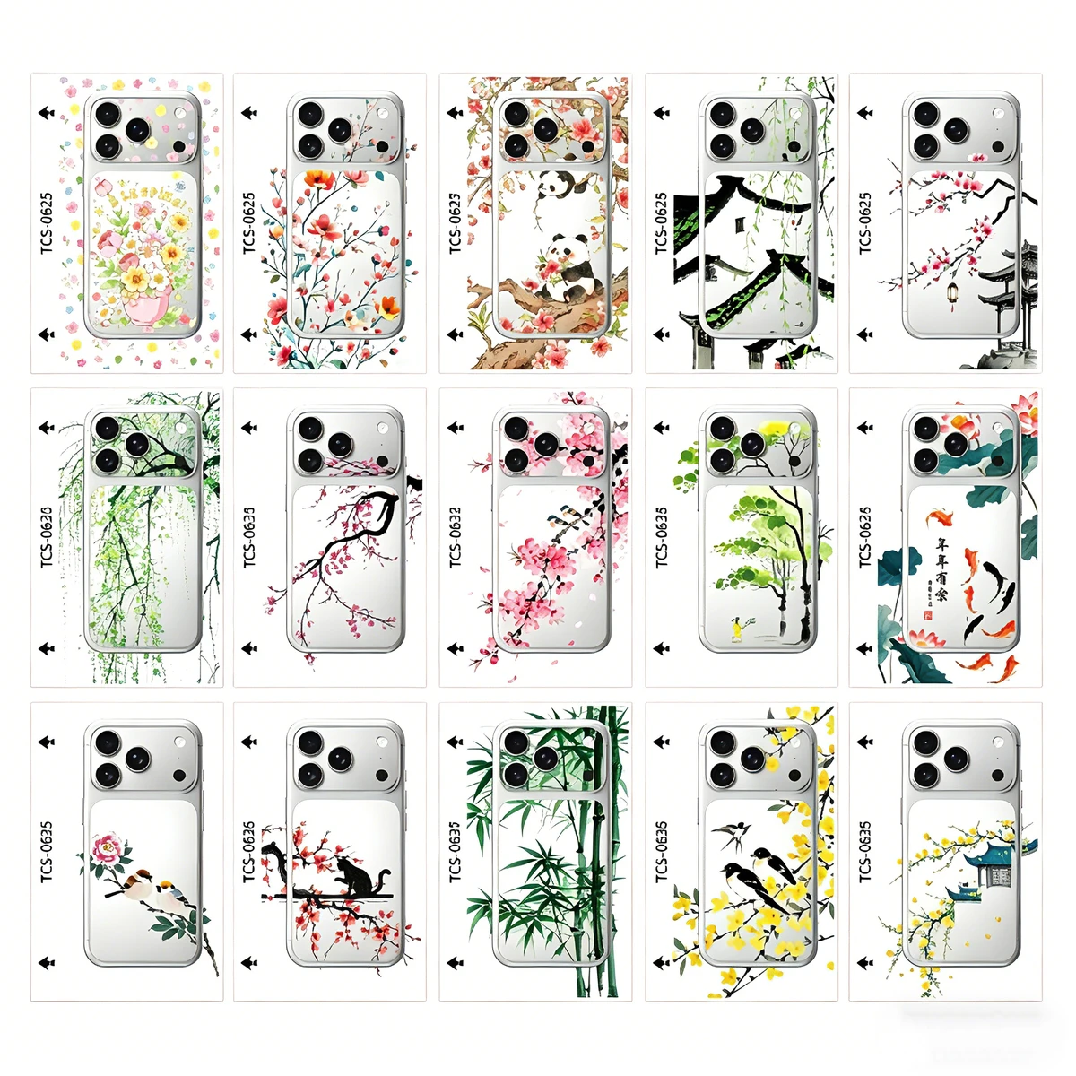 3D MatteTransparent Printing Back Film Sheet Mobile Phone Back Skin Sticker Film PVC Material in Stock Customized DIY for Cutter