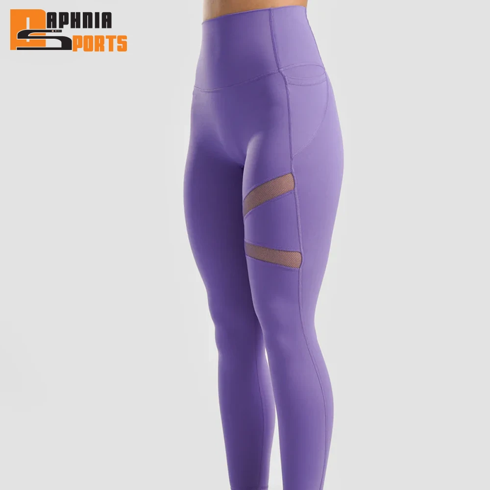 Super Soft Skinny Stretch Lightweight Breathable Quick Dry Eco-Friendly High Waisted Gym Yoga Leggings Activewear Elastic Waist