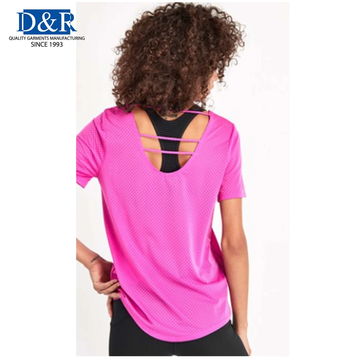 OEM Women's Eco-Friendly Quick Dry Loose Fit Short Jersey Tank Tops Spandex/Polyester Elastic Fitness Activewear Sporty Front