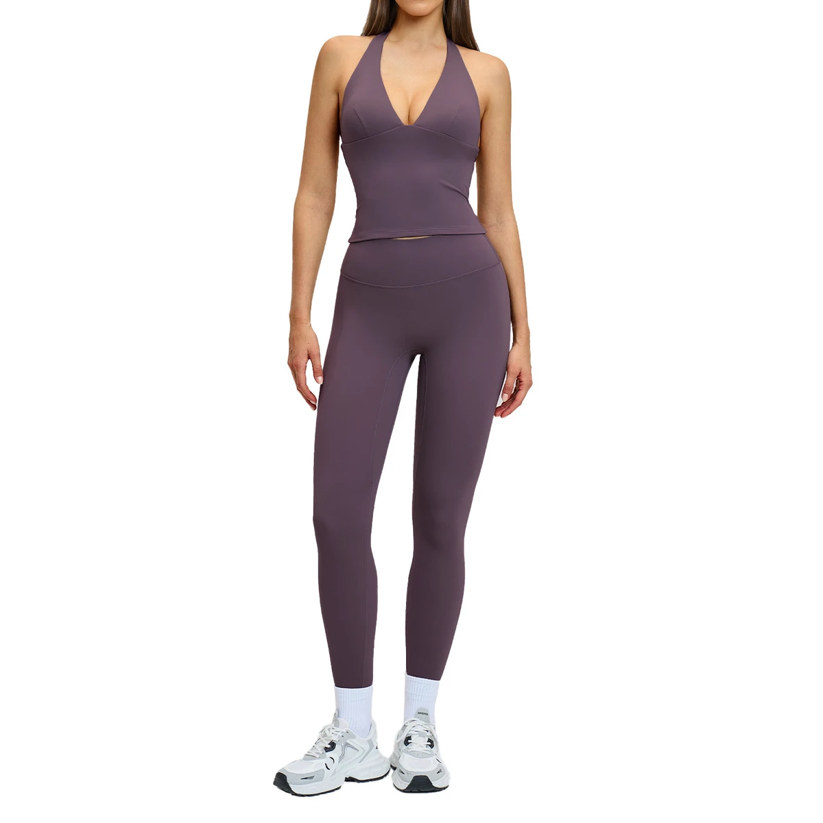 New Customized Women's 2-Piece Yoga Set Sports High Waist Quick Dry Leggings Fitness Gym Set Sportswear Fitness Clothes