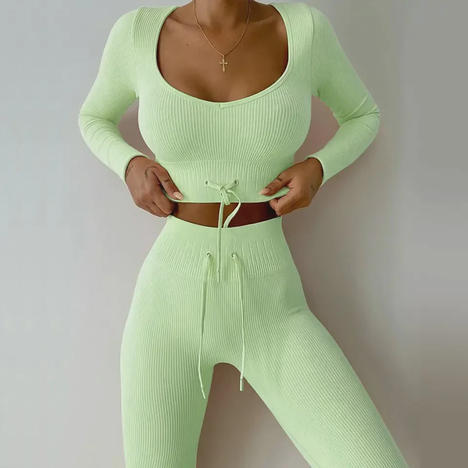 Wholesale Price Gym & Fitness Wear Yoga Clothing Activewear Yoga Sets Sportswear Workout Clothes Yoga Sets For Women New Design