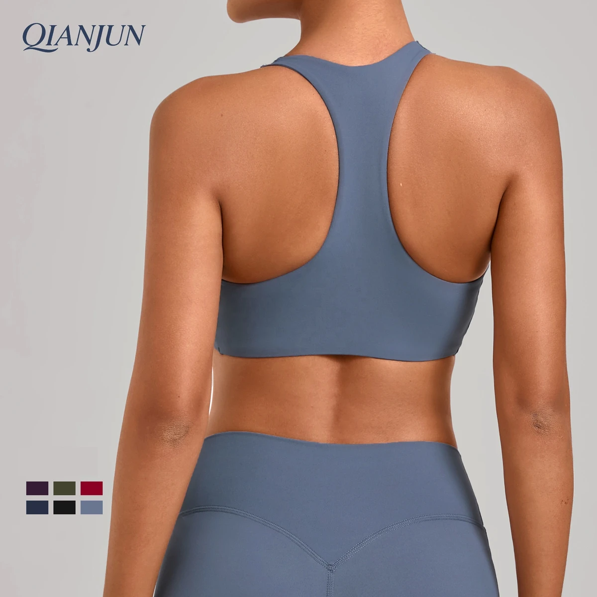 High Support Workout Bras Sexy Padded Yoga Bras Shock-proof Seamless I-Shaped Beautiful Back Active Wear Yoga Back
