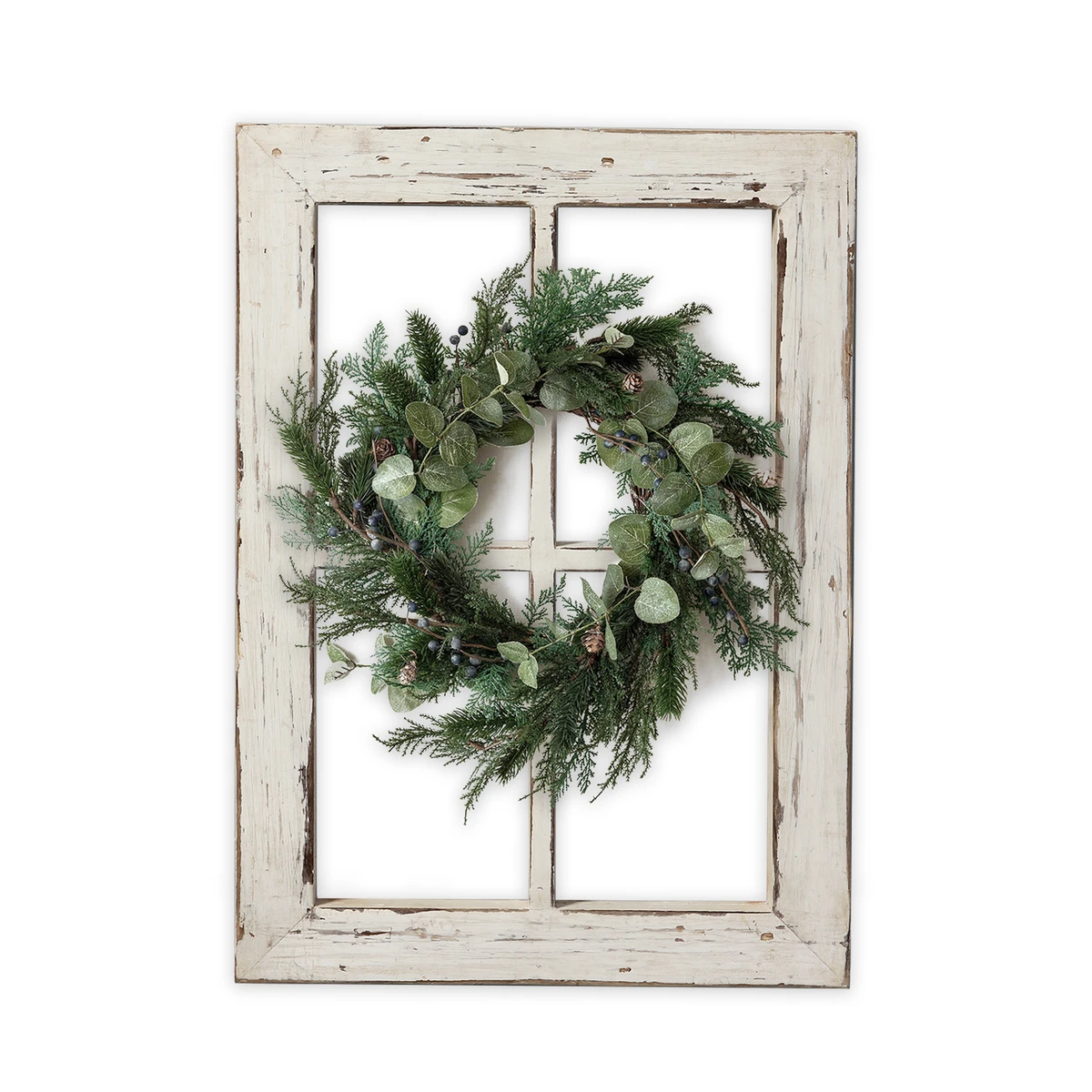 Handmade Rustic Home Decor for Photos Pictures Collages Wall Art High Quality Window Barnwood Frames Art Wall Decoration Set Of2