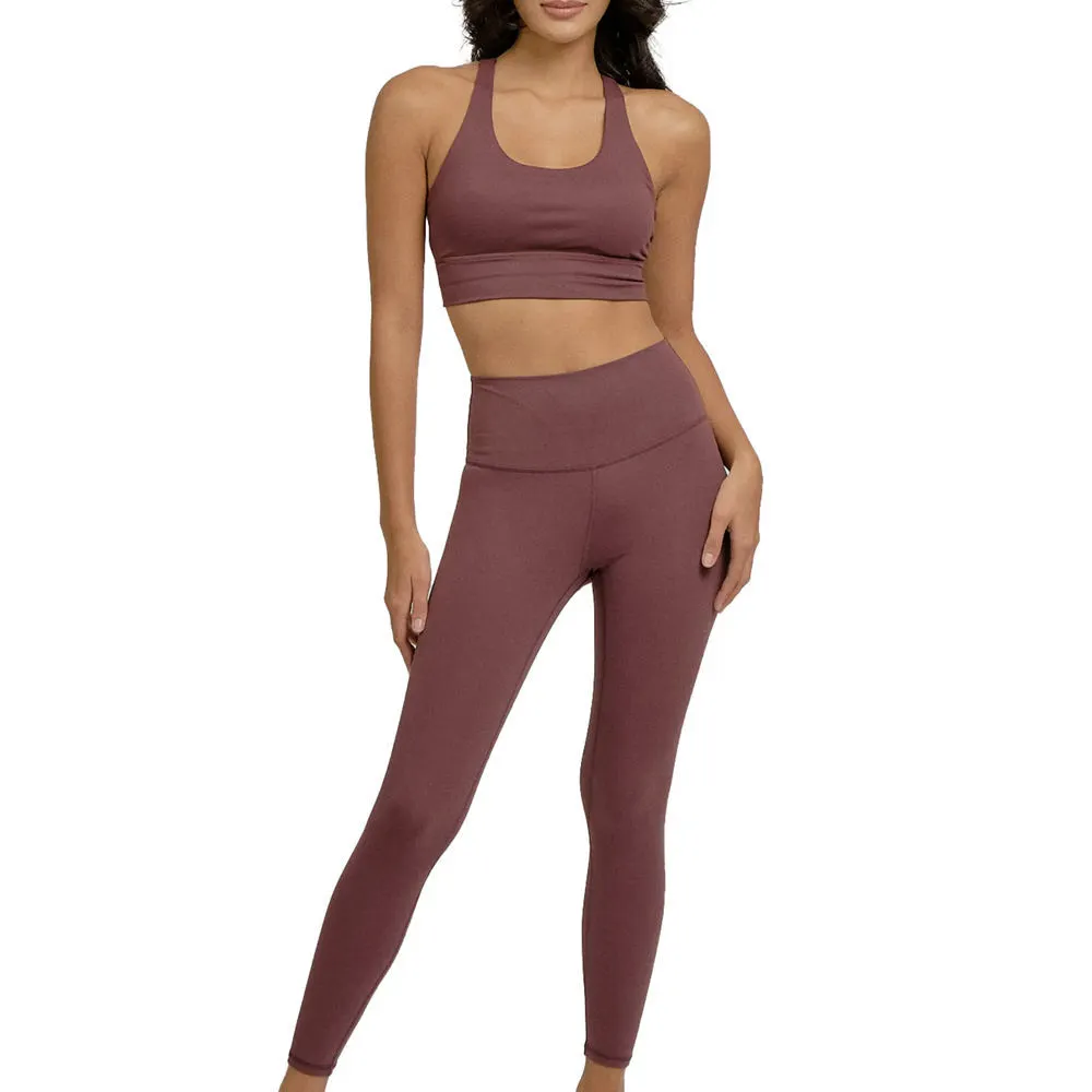 Women Yoga Set Solid Stylish Seamless Breathable Eco-Friendly Anti-Wrinkle Quick Dry High Waist Activewear Shorts Sports Bra