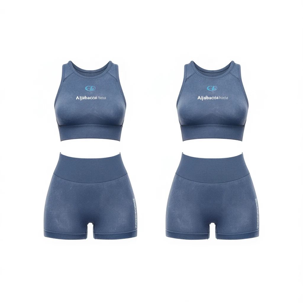 High Quality Women's Solid 2-Piece Yoga Activewear Set with Elastic Waist, Breathable & Quick Dry for Workout Gym Fitness