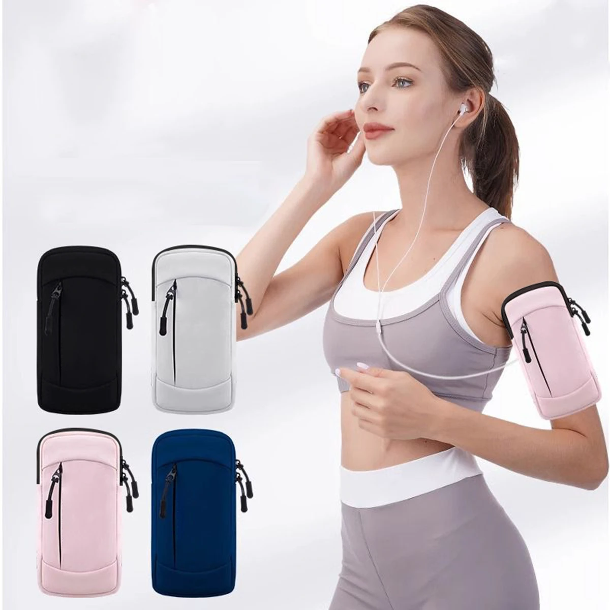 Running Arm Bag Gym Bag Phone 7 Inch Armband Running Accessories Hip Sports Shoulder Bag