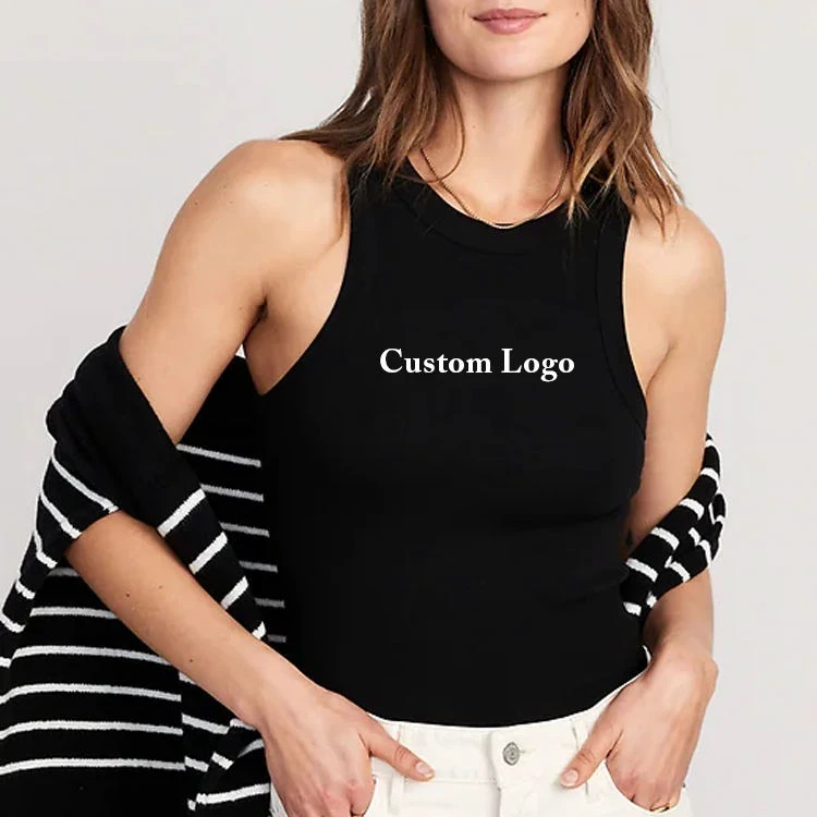 CUT AND SEW Women's Tank Top Unique Fashionable Design for Adults Solid Pattern Casual Style Plus Size High Quality Tank Top