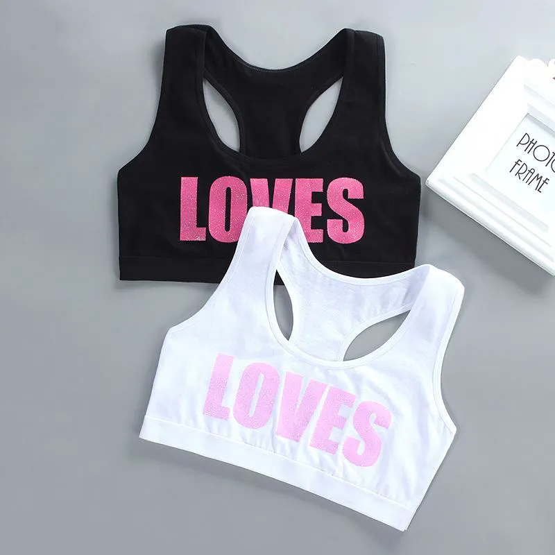 Girls Underwear Top Training Bras Kids Soft Underwear Girls Accessories Breathable Children Bras for Teen Girl 8-16y