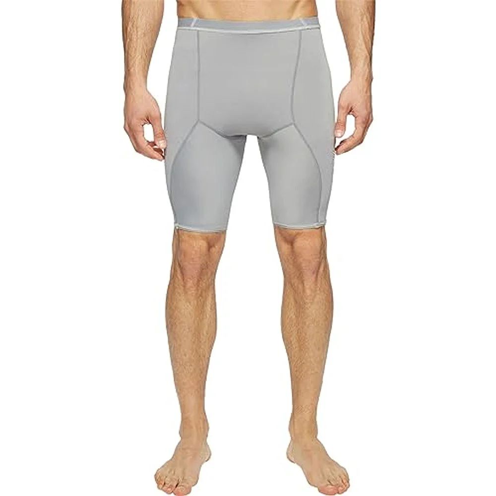 Custom Logo Elastic Waist Solid Casual Compression Shorts for Men Plus Size Athletic Sports Workout Running Gym Pockets Quick