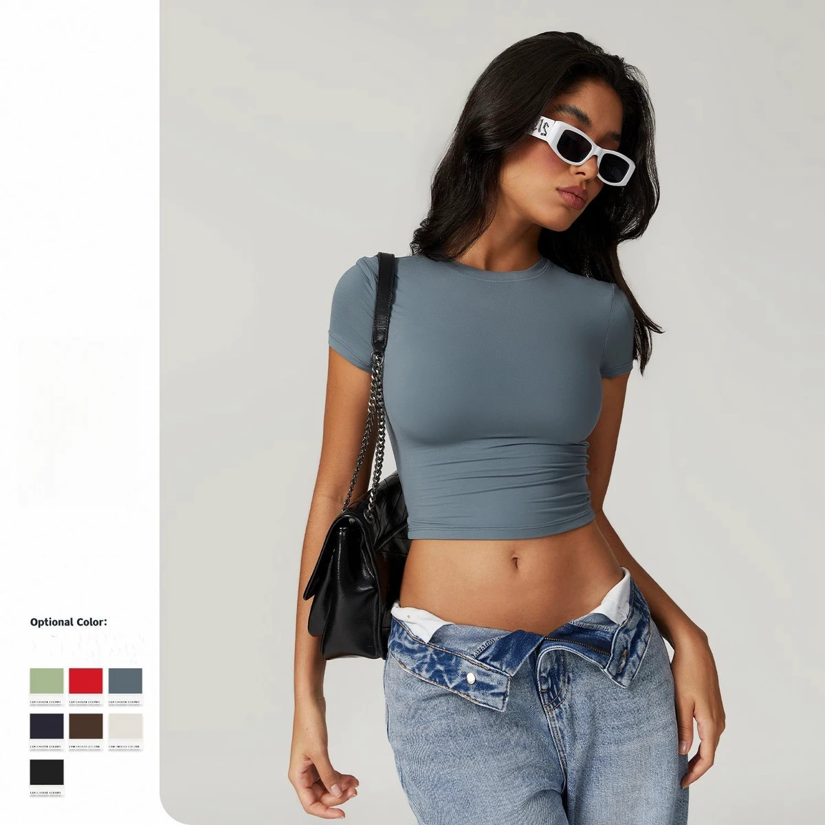 2024 New Women Short Sleeve Yoga Tops Girls High Stretch T Shirts Breathable Top Quick Dry Workout Shirts Sports Clothing