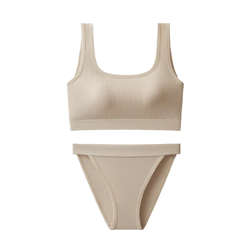 Sexy Images Square Neck Women Blank With Frills Sport Untuk Wanita Yoga Purple Bras In Package Sports Bra