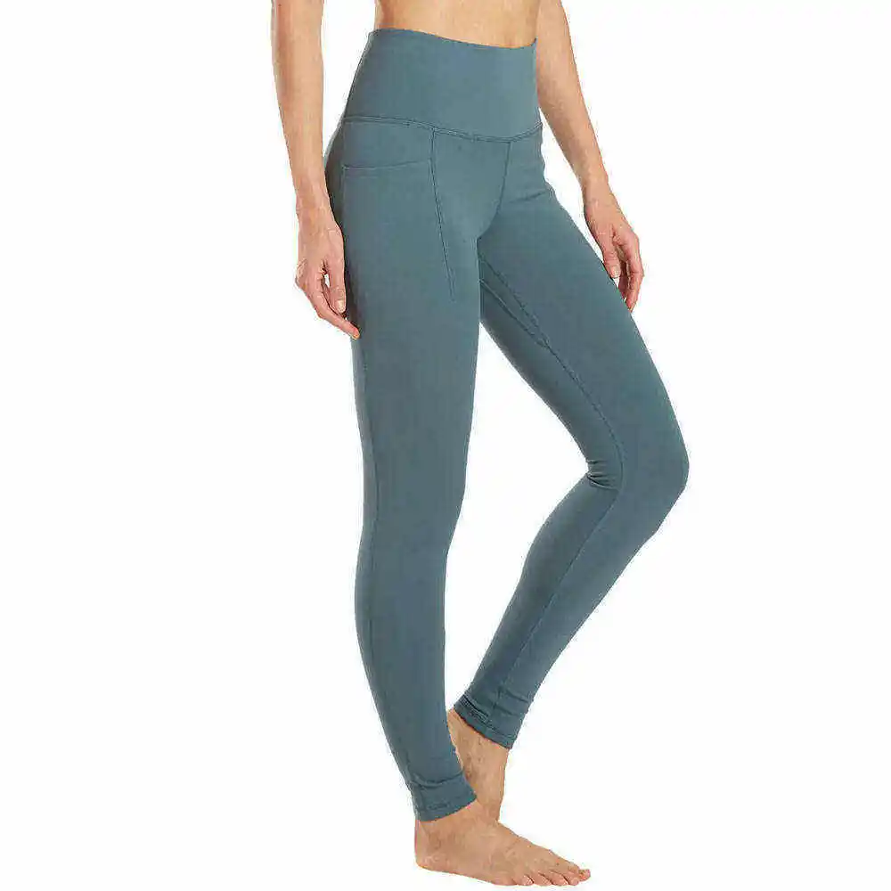 Fashionable Style Women Yoga Legging Solid High Waist Seamless Anti-Bacterial Wholesale Made in Pakistan FUJEX SPORTS