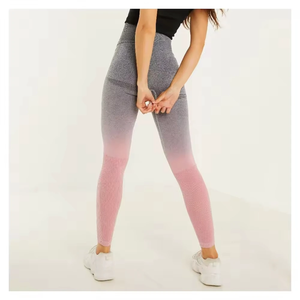 Women's Plus Size 5-Piece Sport Athletic Seamless Yoga Leggings Set Elastic Waist Scrunch Bum Gym Workout Fitness