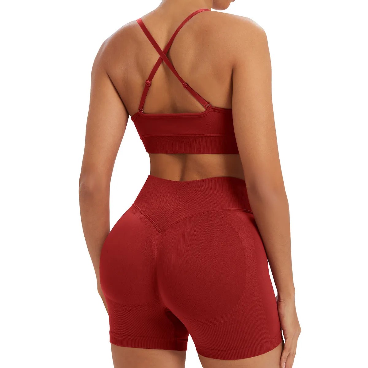 Breathable Lightweight Eco-Friendly Two Piece Activewear Sport Outfit Women Fitness Running Fitness Yoga Set