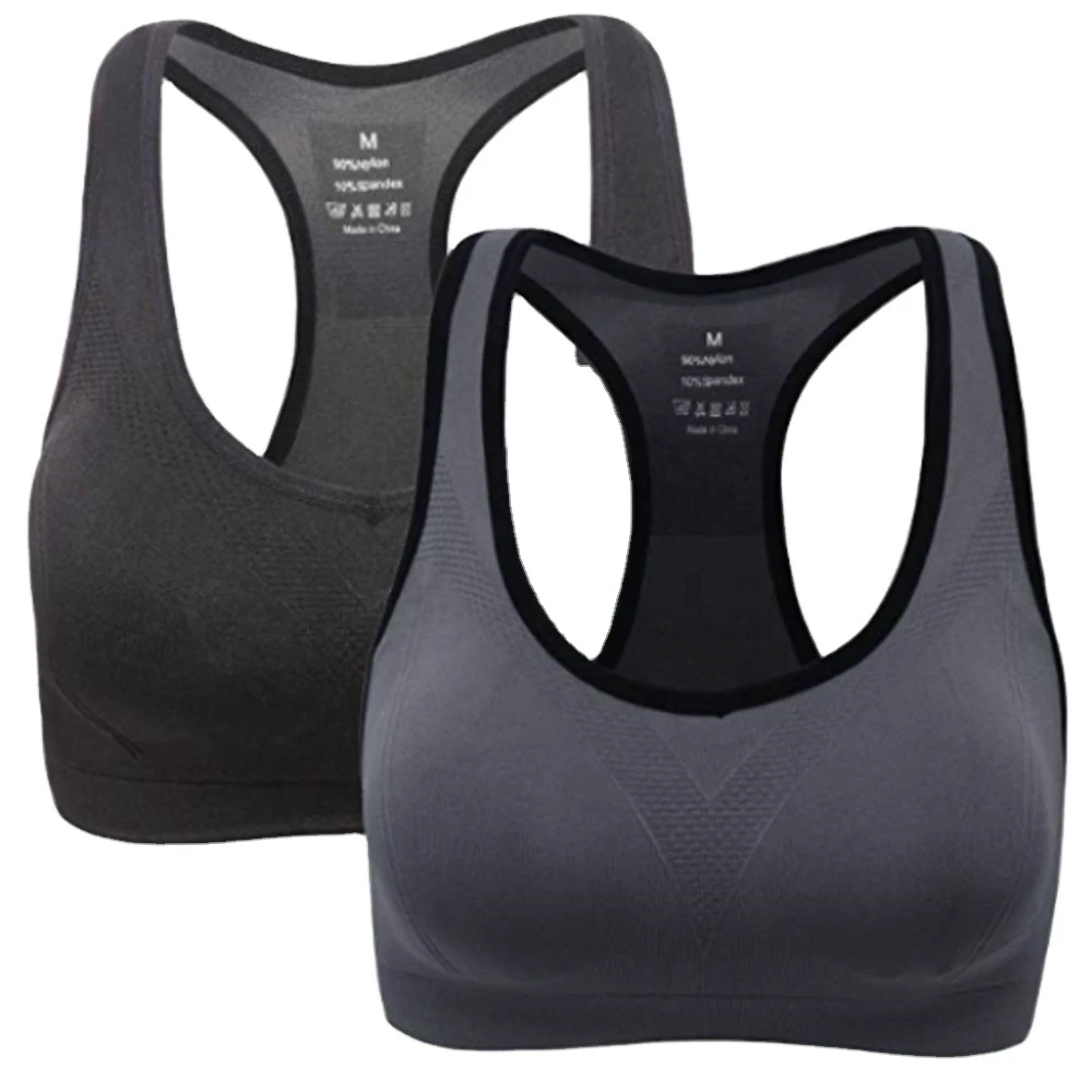 Women's Sports Bras Set Zipper Shockproof Breathable Fitness Running Vest Tops Padded Wirefree Yoga Shirts Logo Waist