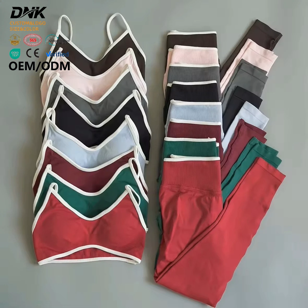 2025 New Fashionable Seamless Custom Active Wear Gym 4 Pieces Yoga Sets Fitness Sportswear Workout Sets for Women
