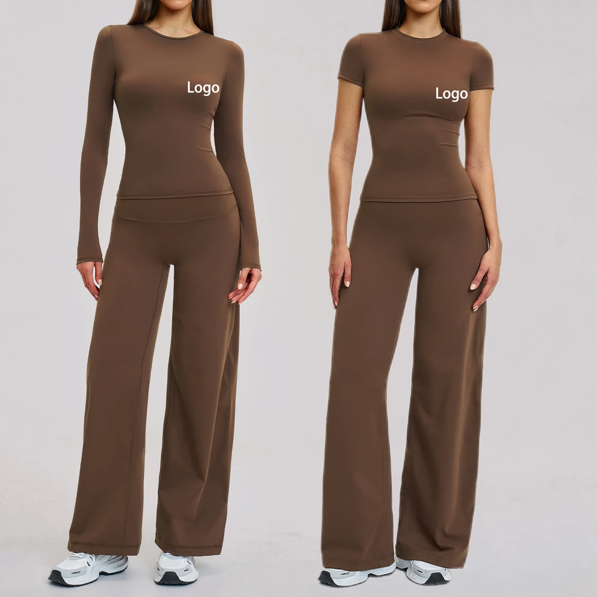 Newest 3-Piece High Waist Yoga Sets Pilates Yoga Wear High Stretch Quick Dry Leisure Sport Wear Women Set Wholesale Nude Feel