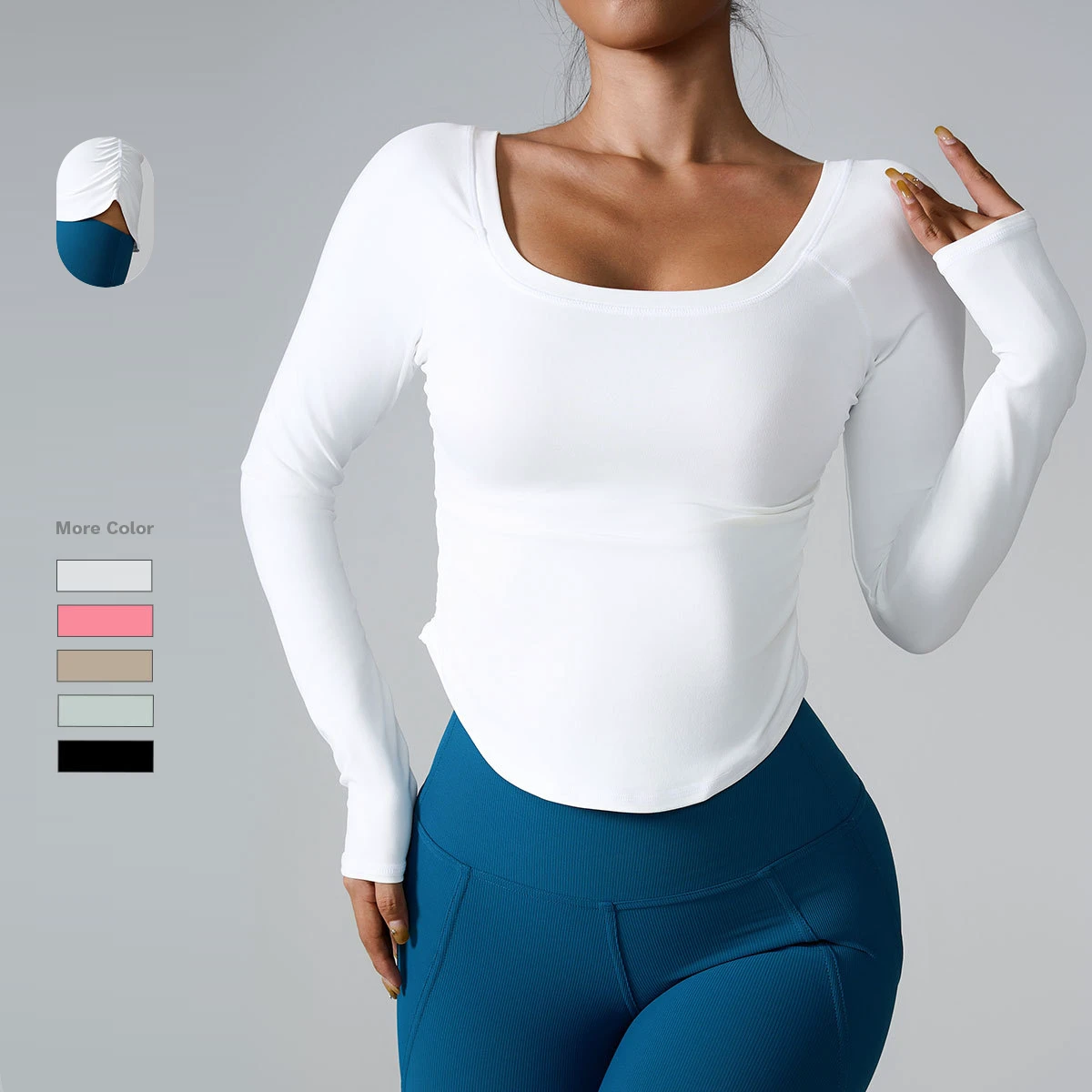 High Elasticity Tight T-shirts Women Workout Running Quickly Dry Tops Breathable Sports Gym Yoga Tops