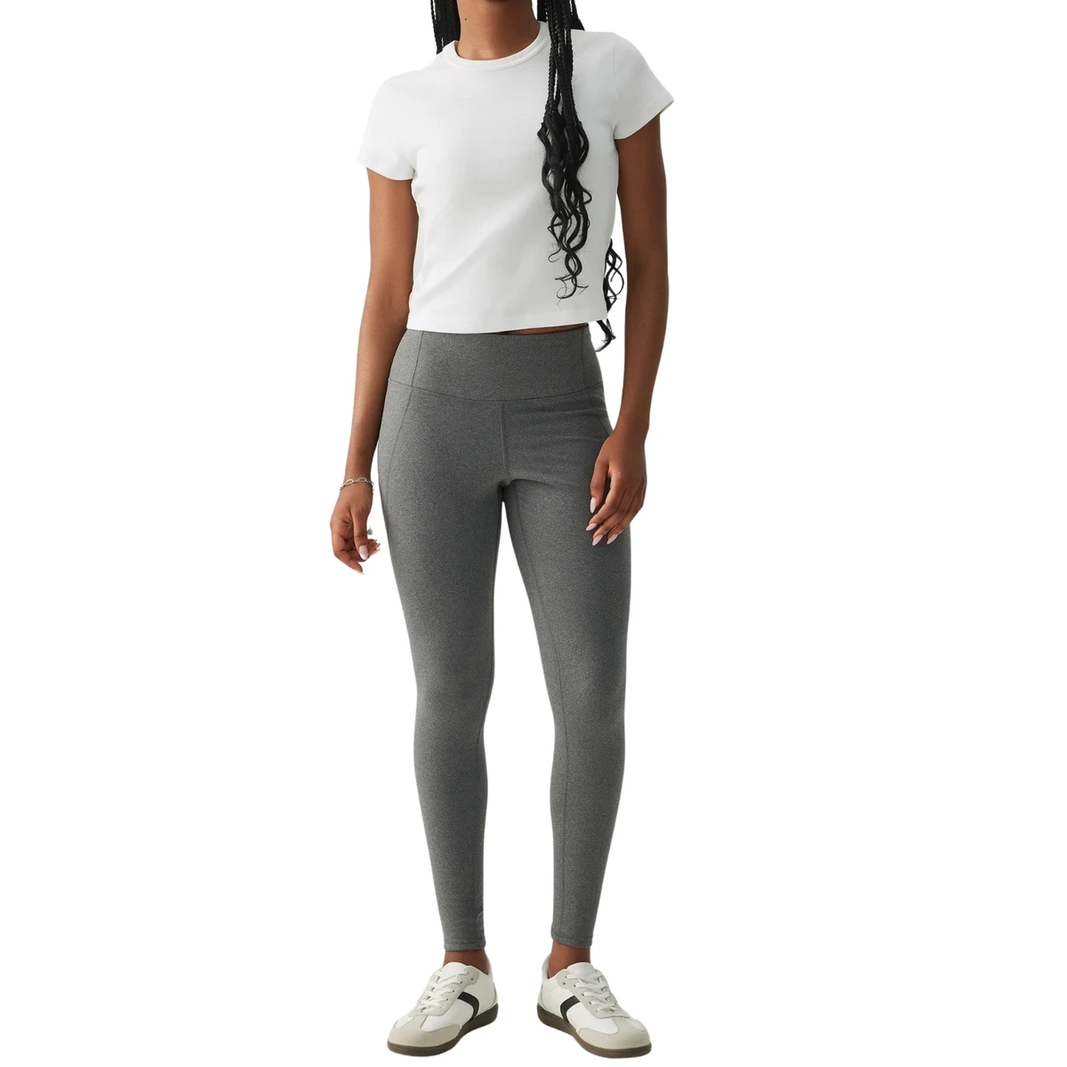 Custom Wholesale Women Mid Waist Yoga Leggings Breathable Anti-Bacterial Seamless Thick Midi Workout Pants Butt Lift Custom Size
