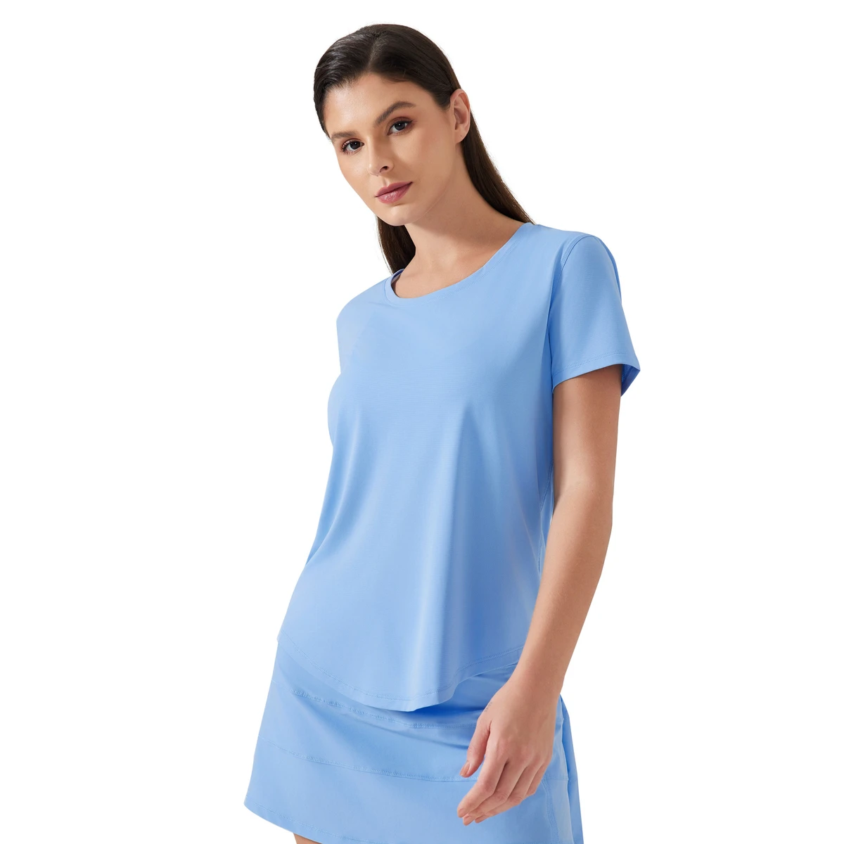 New Women's Lightweight Breathable Quick-Drying Loose-Fit Sports Top All-Match Slimming Fitness Short-Sleeve Yoga Wear