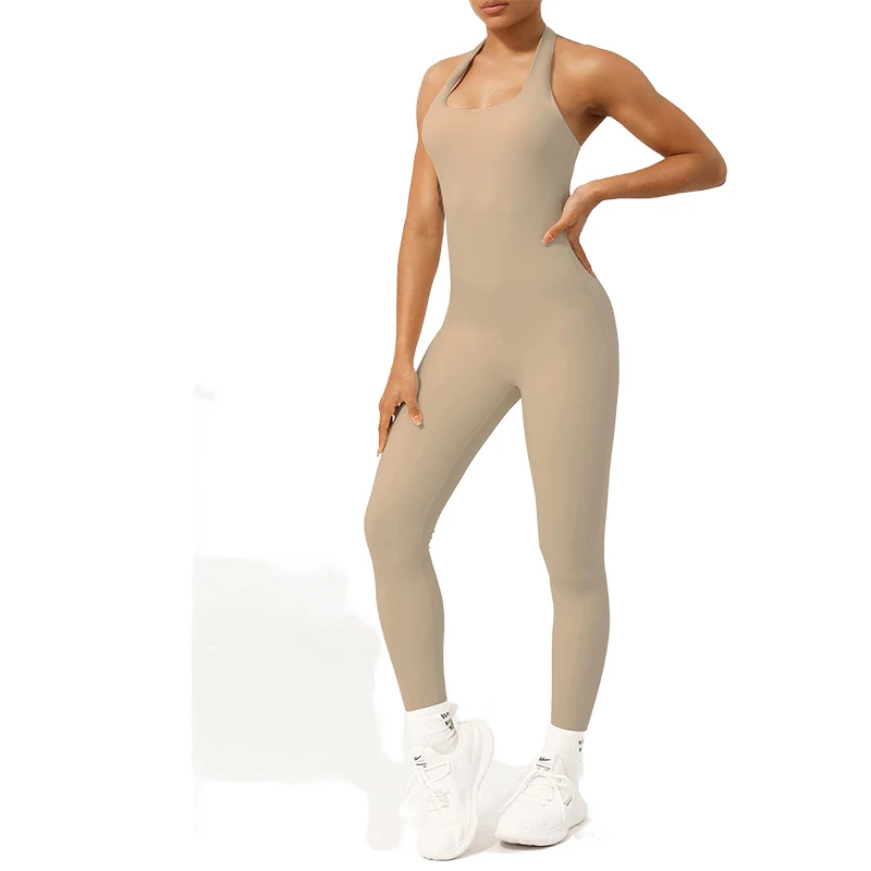 Women Plus Size Yoga Leggings Set Two-Piece High Waist Jumpsuit Four-Way Stretch Breathable Sweat-Wicking Spandex/Nylon Seamless