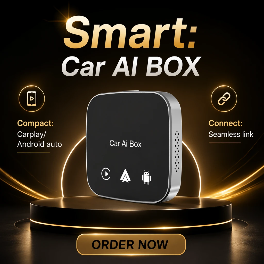 Portable CarPlay Android System Smart AI USB Adapter 5G WiFi Supported CarPlay Android Auto Box for Netflix & YouTube