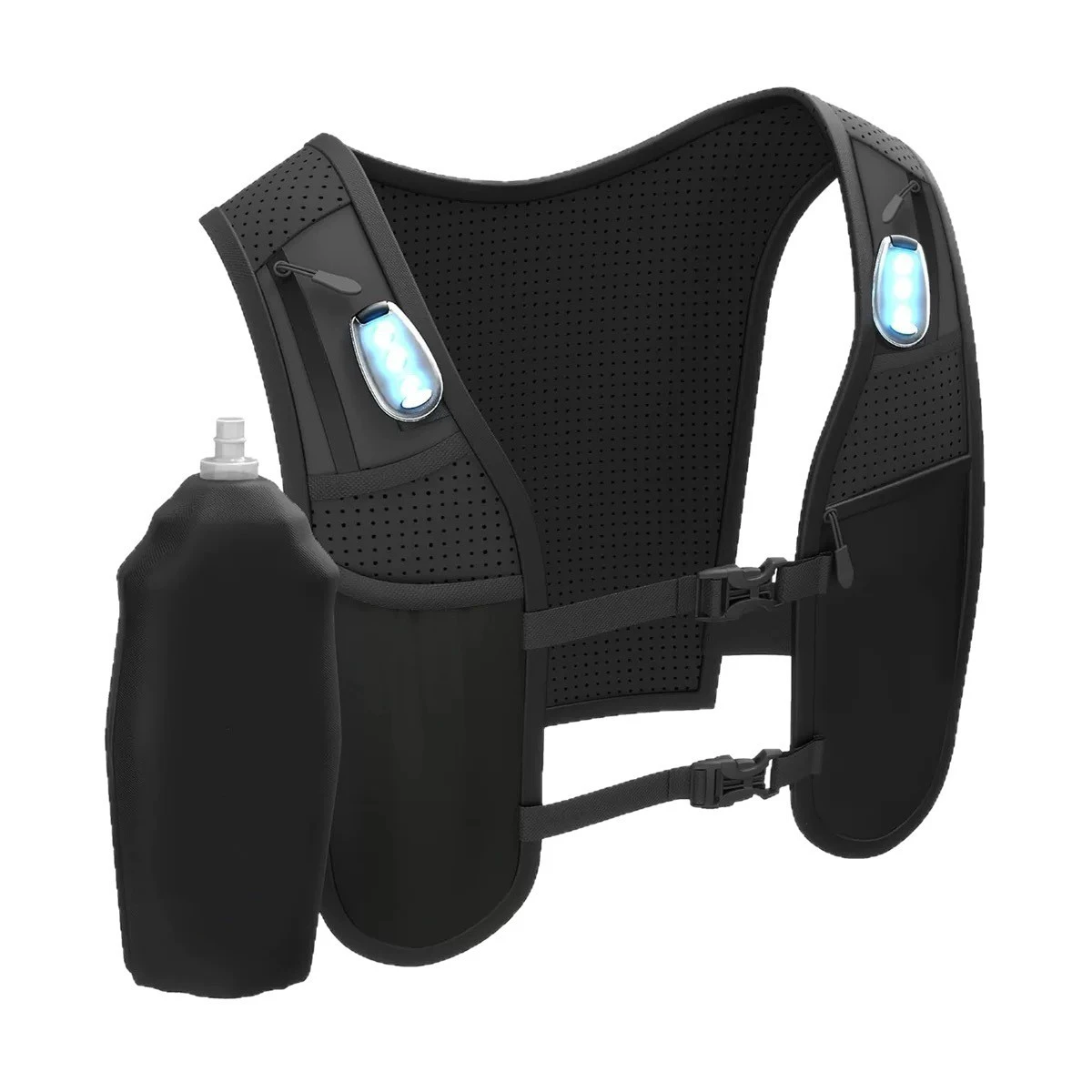 Lightweight Waterproof Fashion Neoprene Unisex Adjustable Vest Phone Holder & Storage Safety Lights Hydration Vest for Running