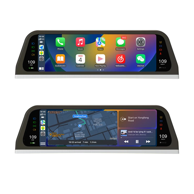 Auto Electronics Tesla Model Y/3 Dashboard LCD Screen Modification Supports Multiple Languages & Carplay Screen Display