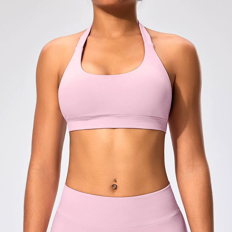 Yoga Bra Sports Bra for Women Workout Crop Top Backless Gym Padded Fitness Running Bra for Women