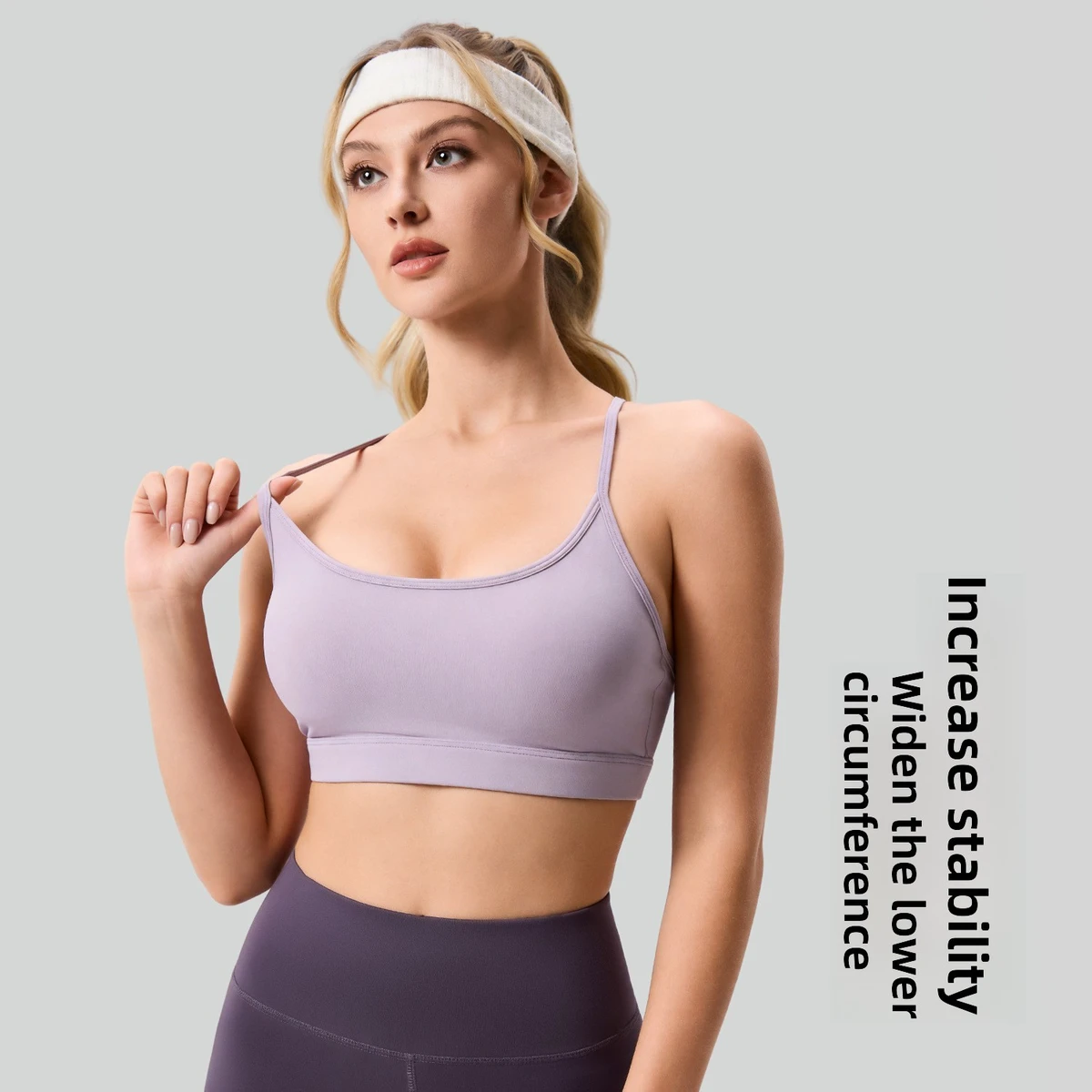Breathable Mesh Hollow High Support Sports Underwear Women's Running Fitness Back Bra Pilates Yoga Clothing