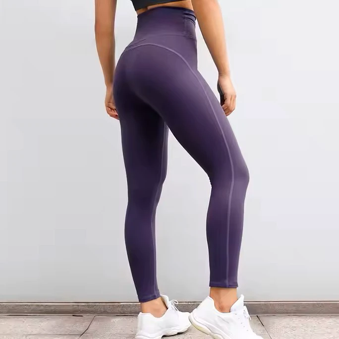Women's Winter Solid Casual Gym Leggings High Quality Cotton/Bamboo Fiber Mid Waist Breathable Knee-Length 280g All Sizes