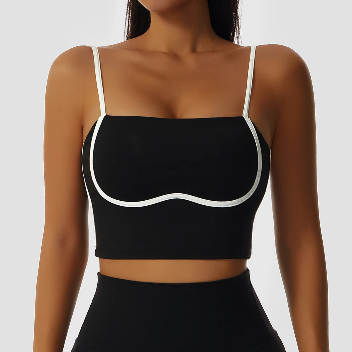 GC Fitness Yoga Wear Open Back Sports Bra Sport Wear Top Deportivo Women Gym Wear Ropa De Deporte Girls Wear