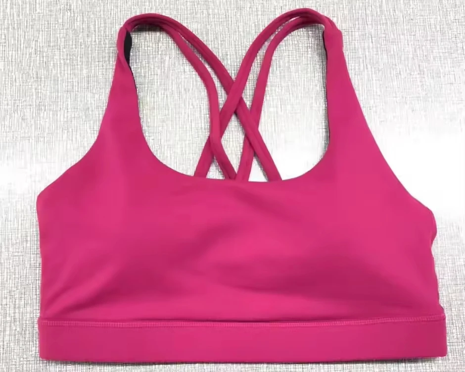 Best Selling Women Yoga Seamless Sports Bra High for Support Spandex/Nylon Breathable Lightweight Front Gym Fitness Bra Top