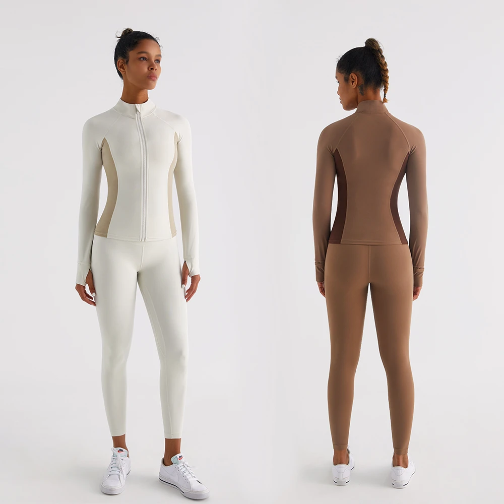 Women's High Waist Breathable Quick-Dry Solid Color 3-Piece Tracksuit Running Fitness Outdoor Yoga Outfit