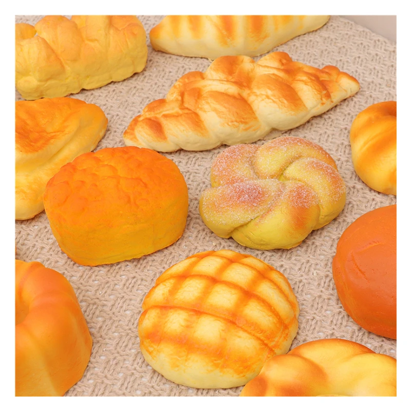 Soft Simulation Artificial Bread Ornament for Desserts Decoration Photography Props Supplies Modern Popular Design
