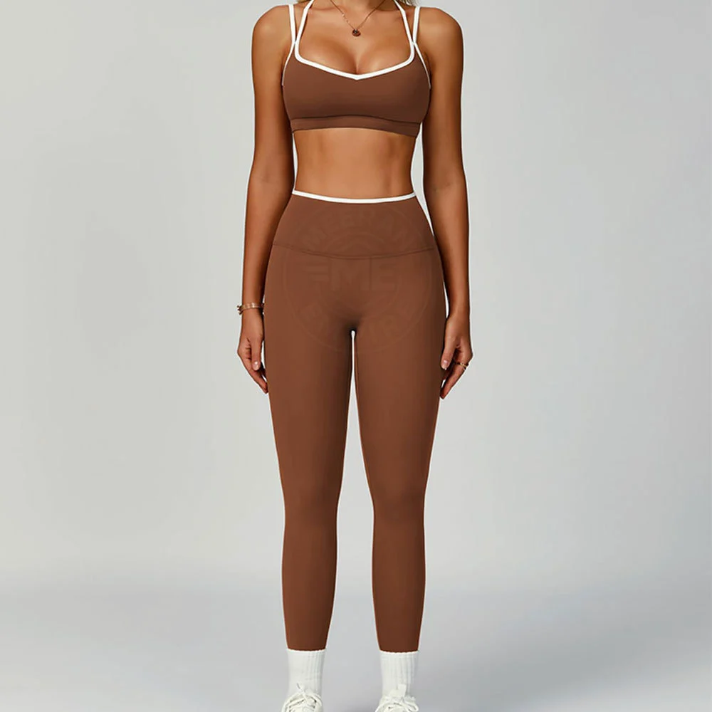 Low MOQ Custom Wear Yoga Set For Women High Quality Top Selling Lightweight Fitness Wear Women Yoga Set