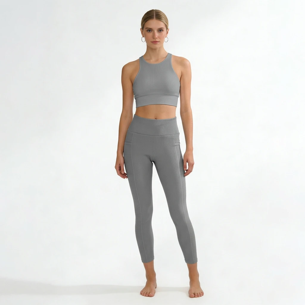 Women's Yoga Leggings Mid Waist Full Length Lightweight Elastic Spandex/Polyester Quick Dry Sweat-Wicking Breathable
