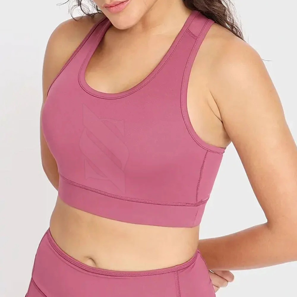 Women's Fitness Sports Bra-Breathable High Support Adjustable Strap Lightweight Spandex/Polyester Workout Wear
