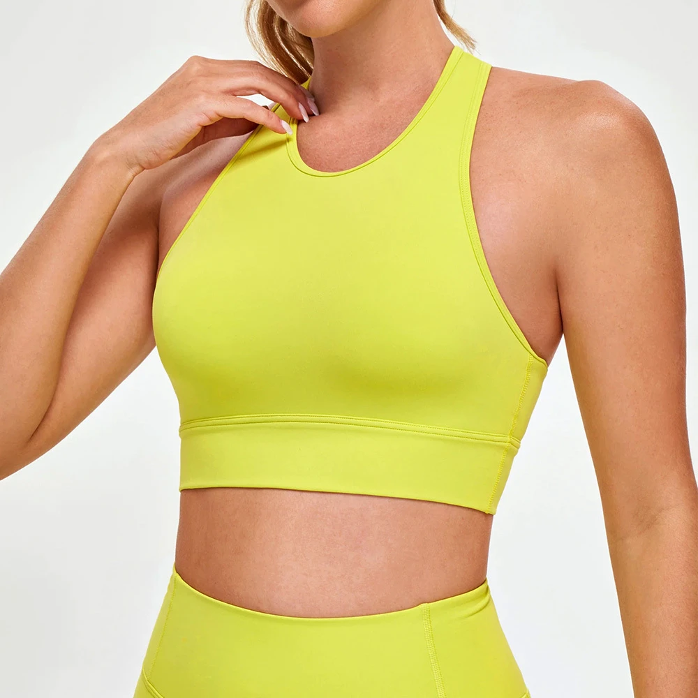Medium Support Sports Bra for Women's Workout & Gym Wear Training Fitness Supportive Athletic Sports Bra