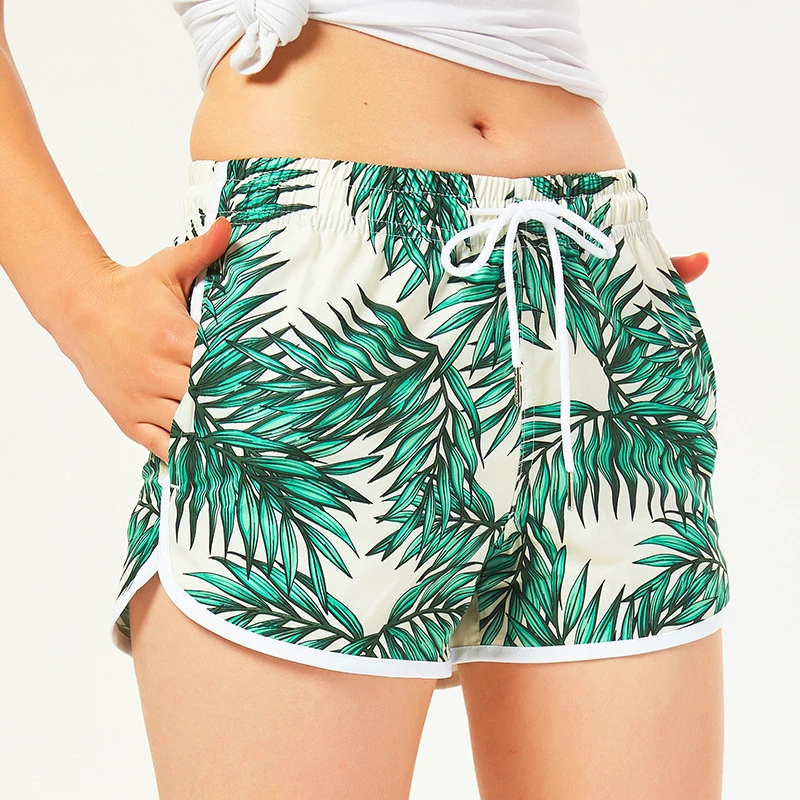 Men's and Women's Casual Beachwear Board Surf Shorts Breathable Four-Way Stretch Polyester Swimsuit Same Style for All Sizes
