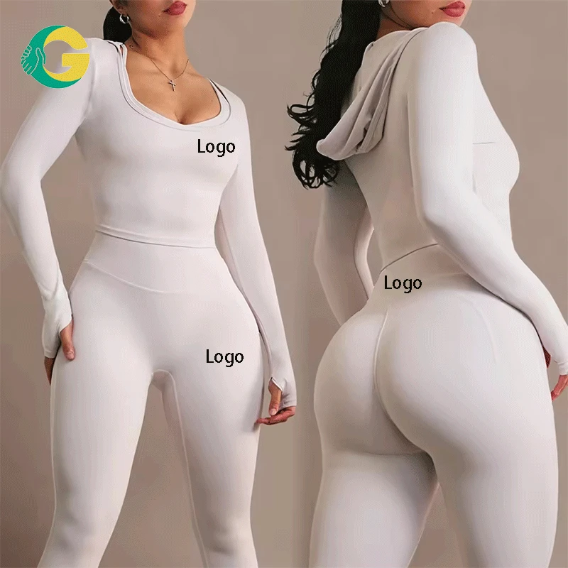 GC 2026 Custom Activewear Manufacturers Two Piece Yoga Matching Set Women Tummy Control Workout Gym Clothing Suit