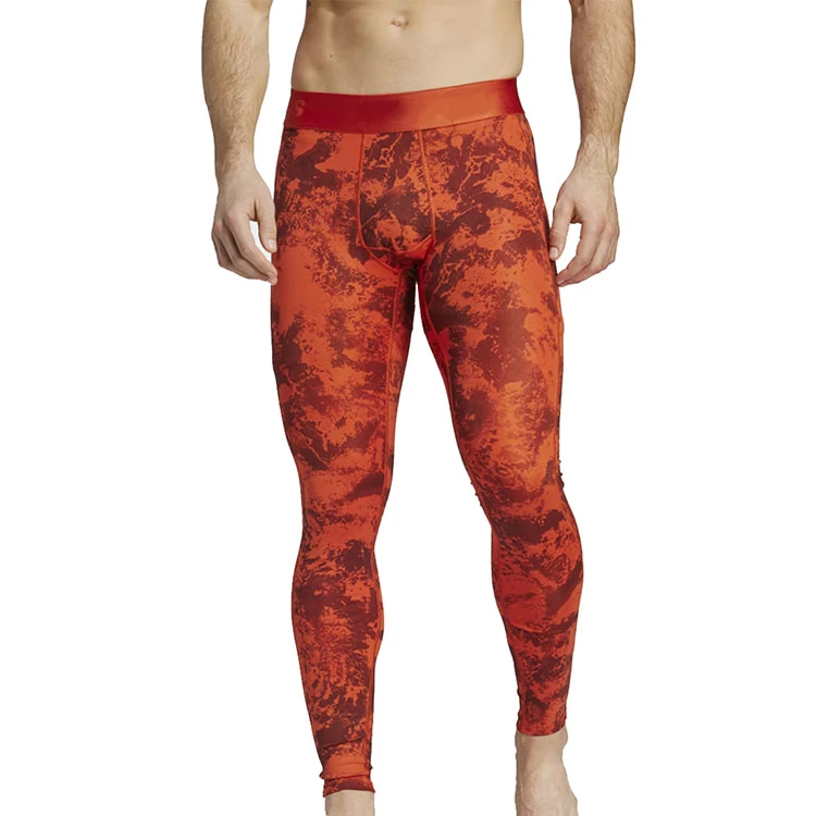 Best Selling Men's Cotton Bamboo Fiber Yoga Leggings Elastic Waist Breathable Anti-Bacterial Sportswear Customizable Solid