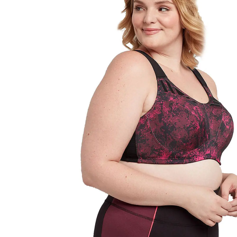 Medium Support Seamless Fitness Sports Bra for Women-Customized Solid Plus Size Bra Sublimation Printing Eco-Friendly Breathable